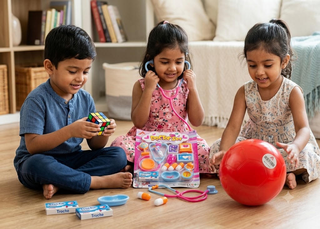 3-Piece Fun & Development Toy Combo for Kids