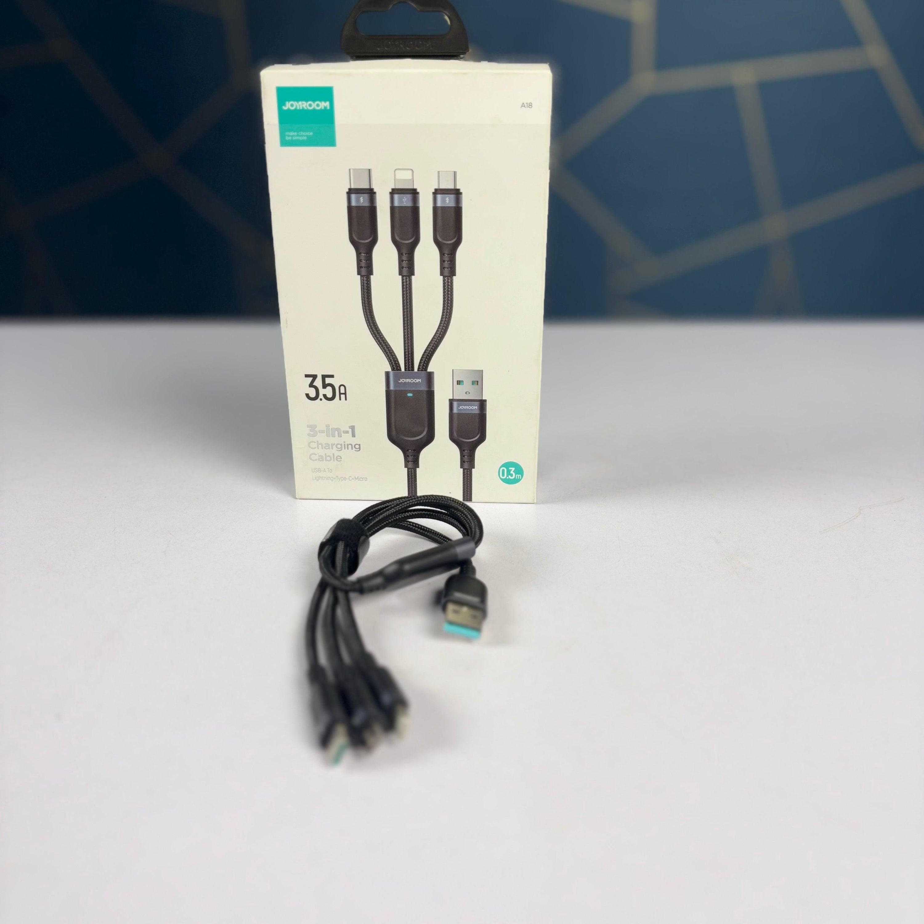 Joyroom 3 in 1 Charging Cable 3.5A A18