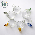 Heat-Resistant Borosilicate Glass Coffee Mug Set
