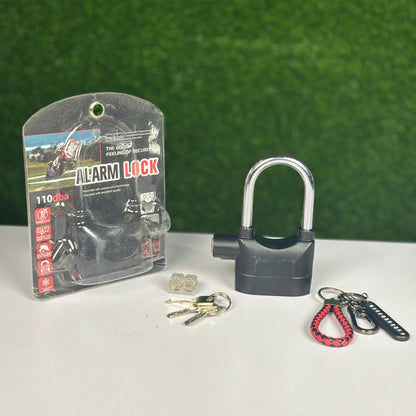 Alarm Lock & Keyring with Number Combo