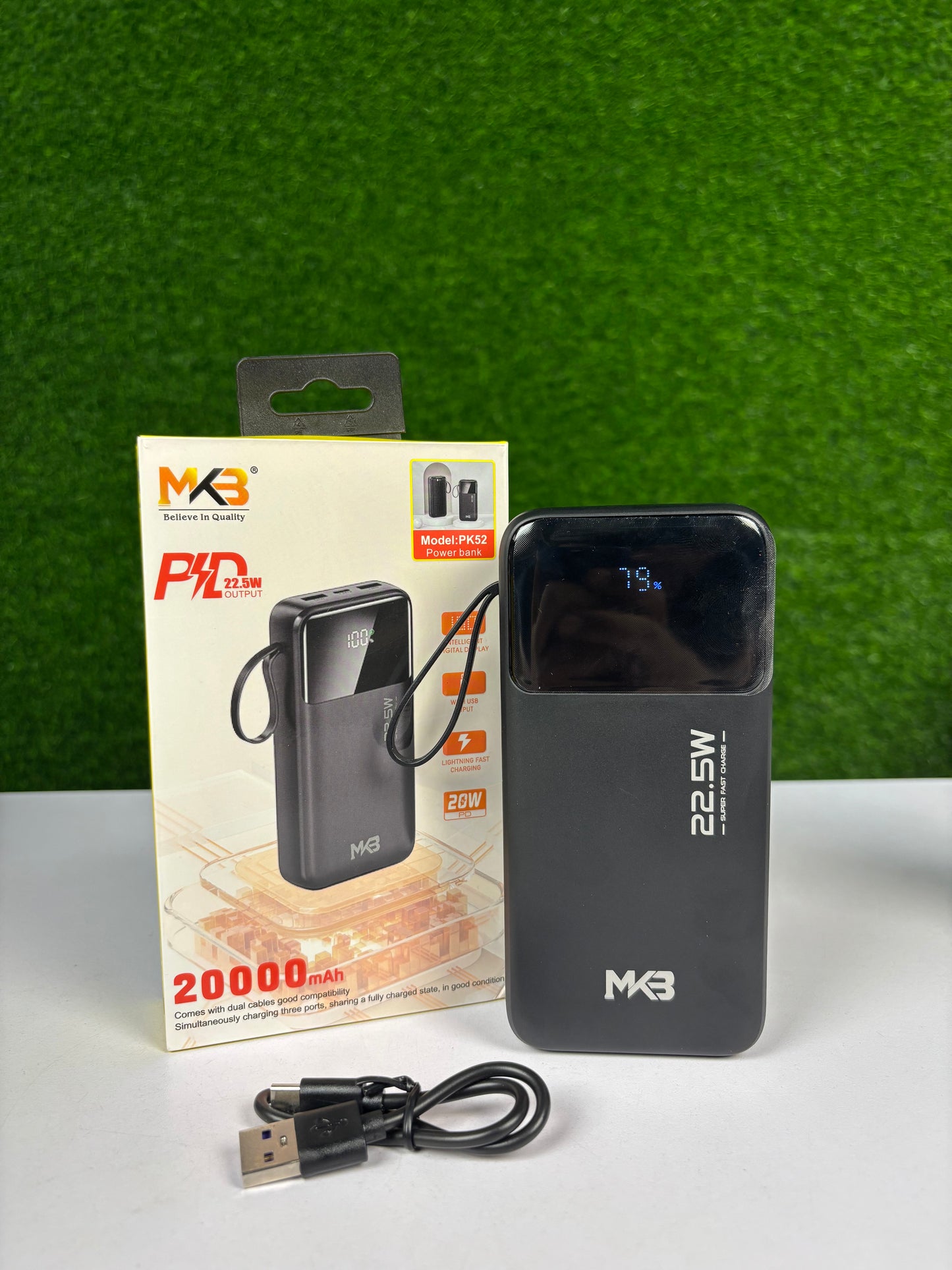 MKB Power Bank PD 22.5W with Cable