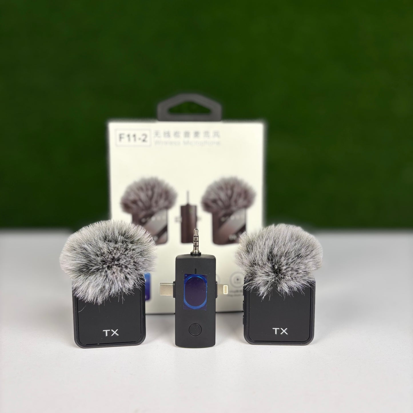 (F11-3) 2 in 1 Wireless Microphone