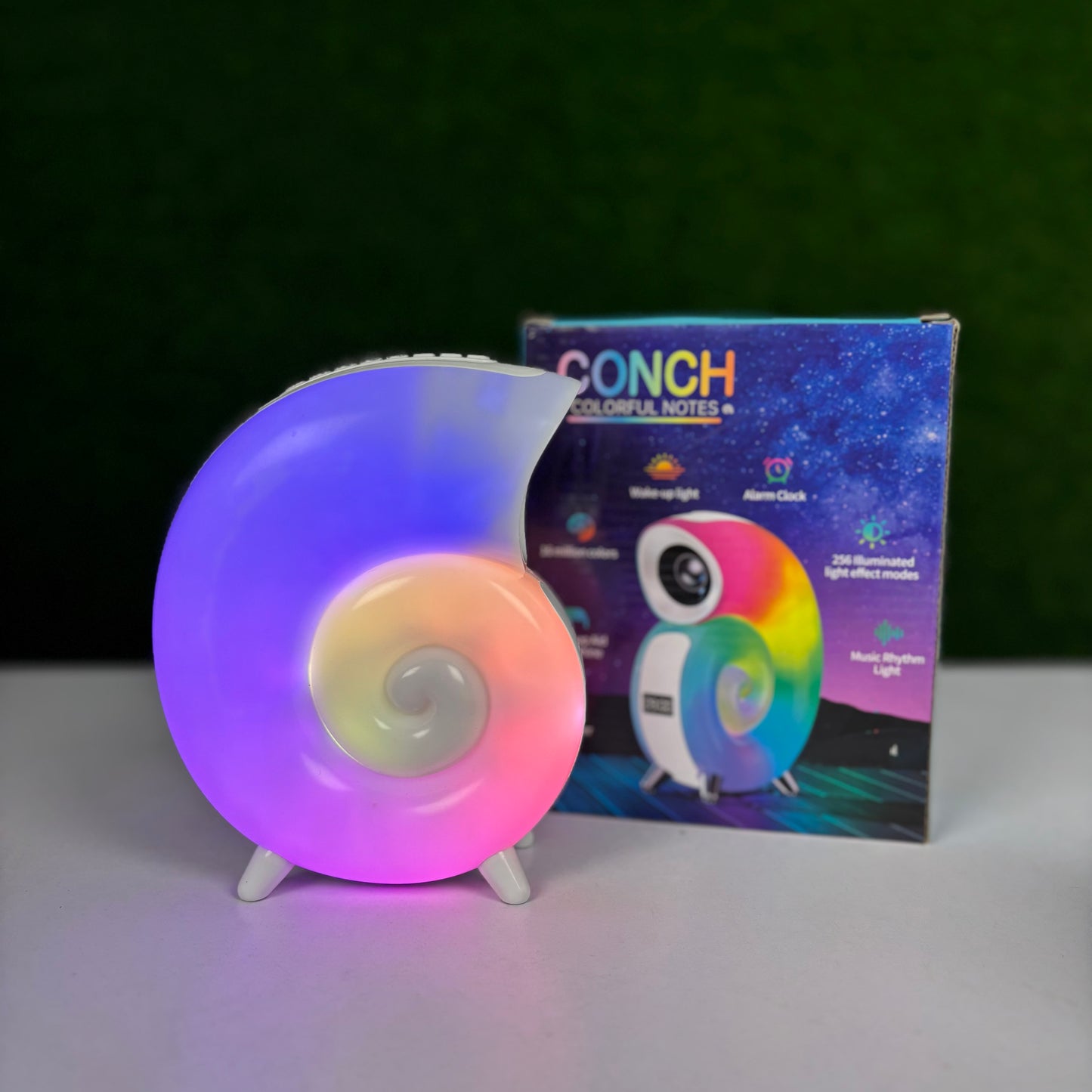 Conch Portable Wireless Speaker with RGB Lighting