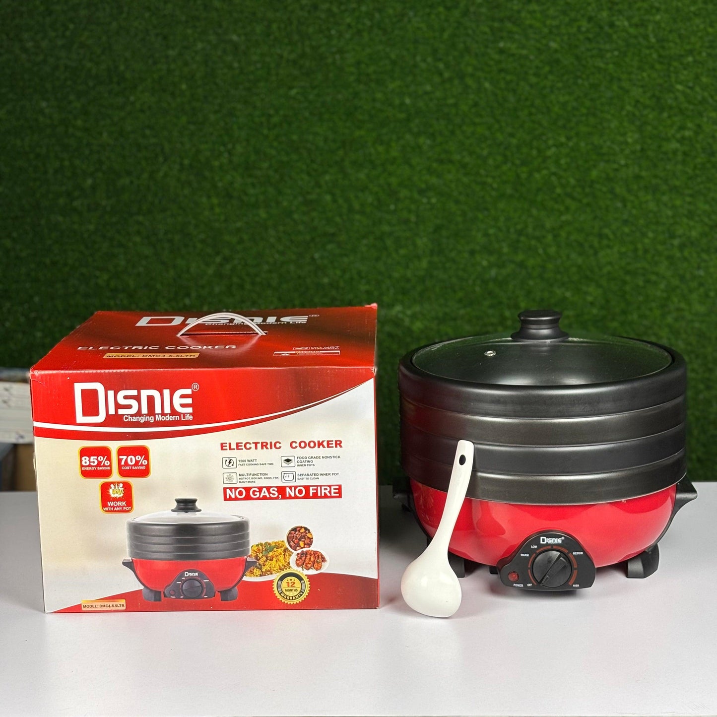 Disnie Electric Multi Curry Cooker 4 pcs pan