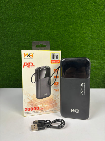 MKB Power Bank PD 22.5W with Cable