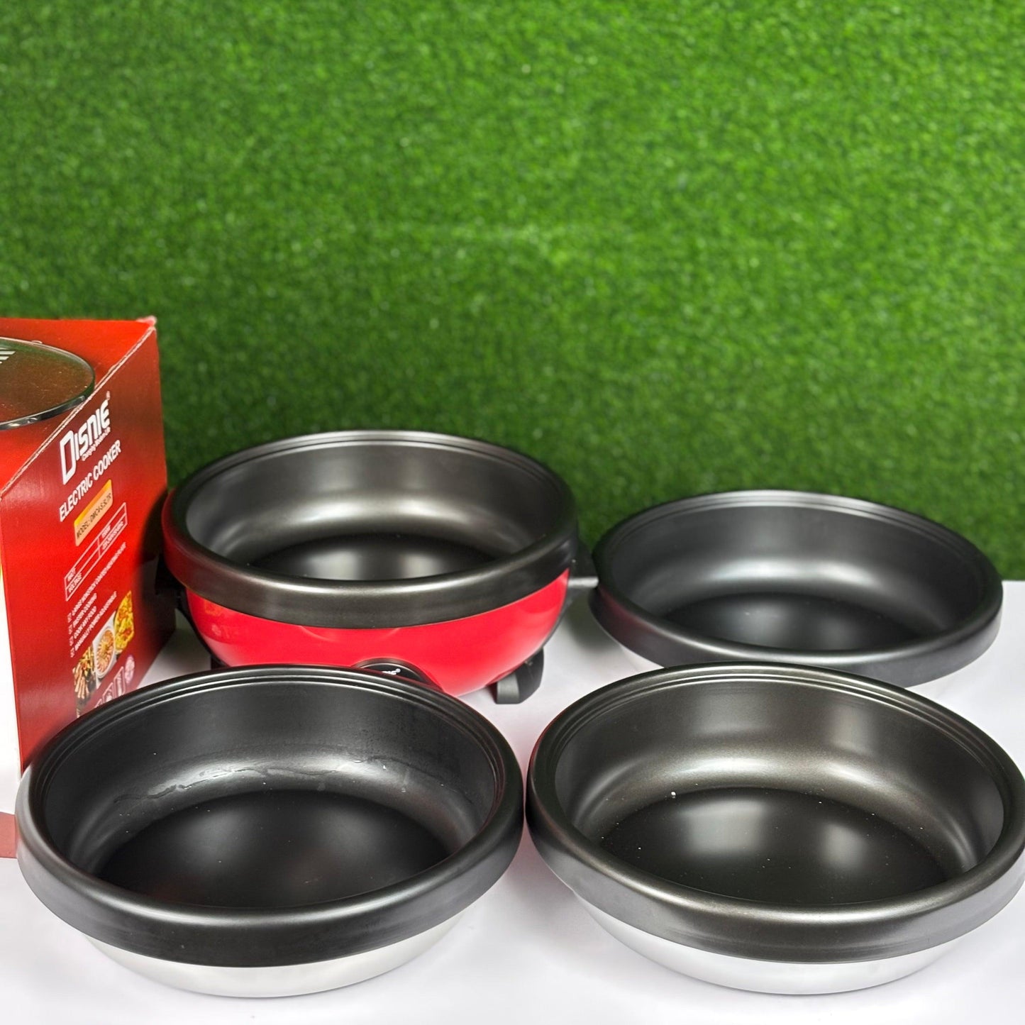 Disnie Electric Multi Curry Cooker 4 pcs pan