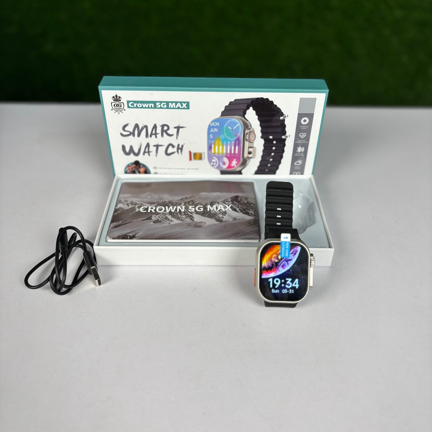 Crown 5G Max Smartwatch Sim Supported with in Built Camera