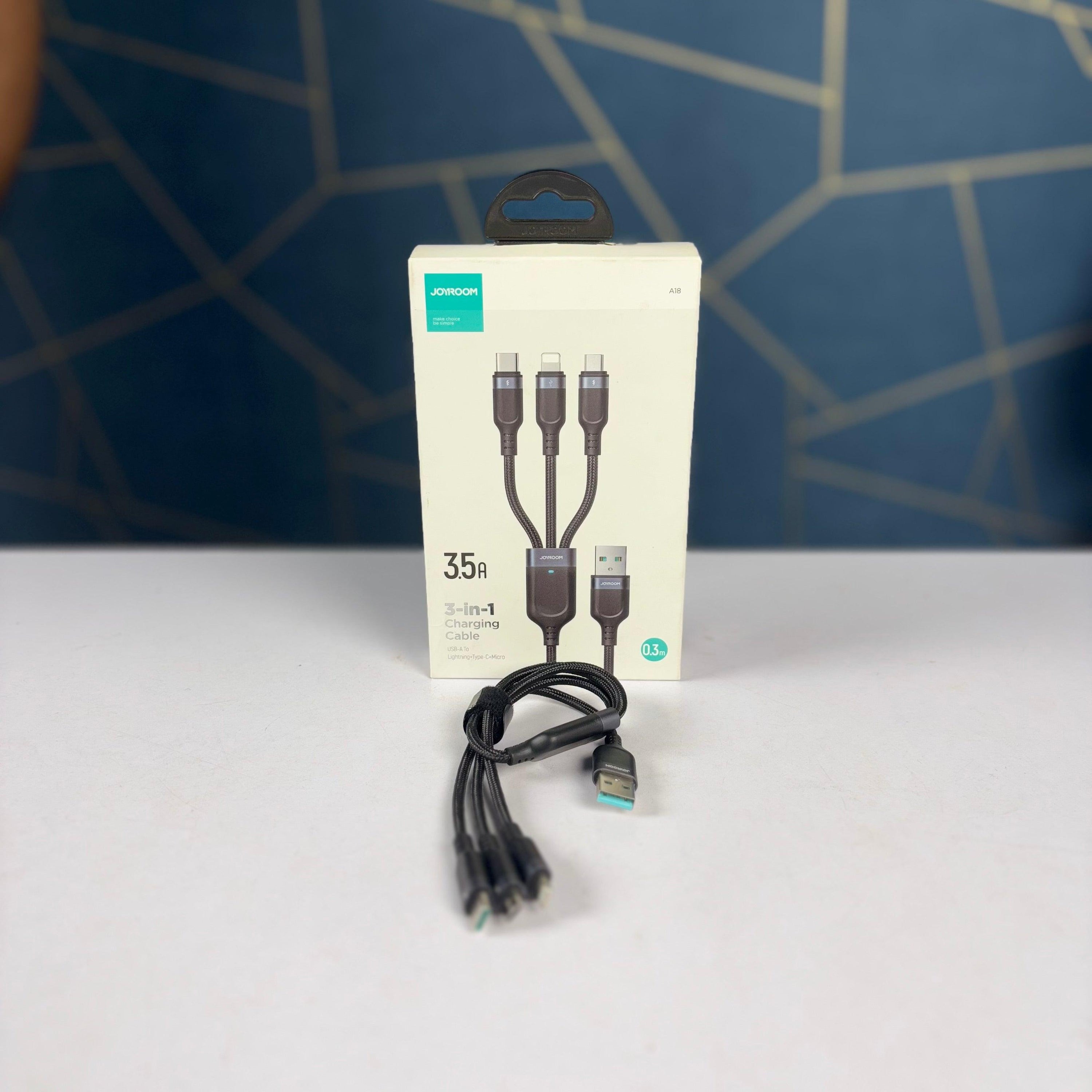 Joyroom 3 in 1 Charging Cable 3.5A A18