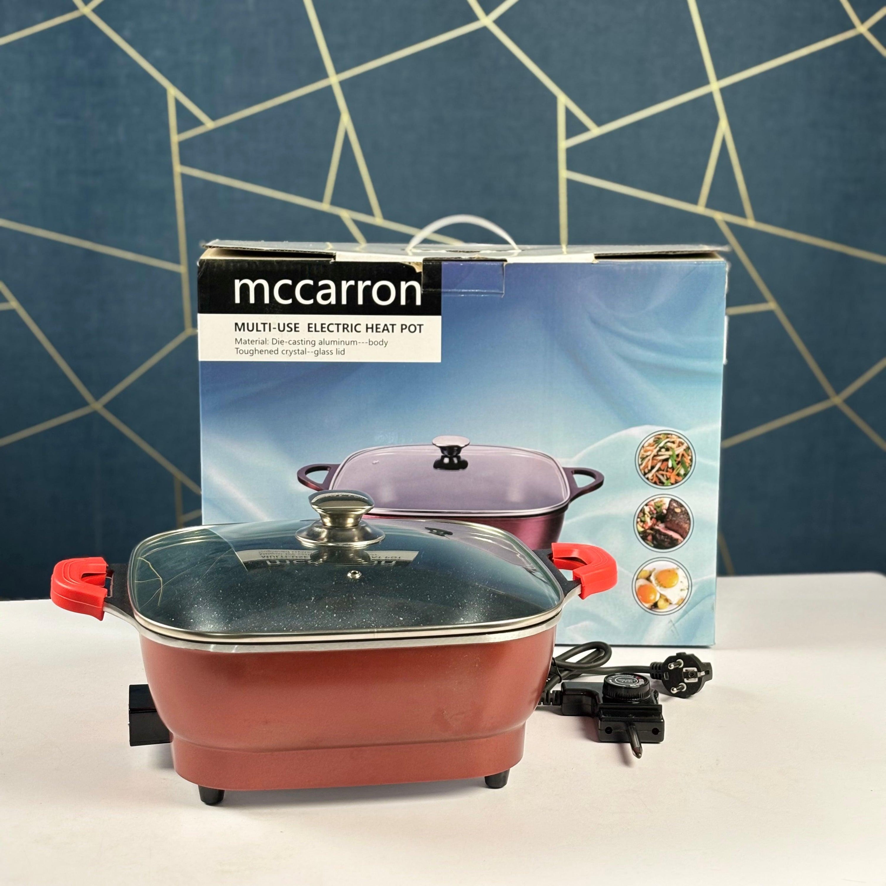 Mccarron Multi-Use Electric Heat Pot with Glass Lid LX-G30