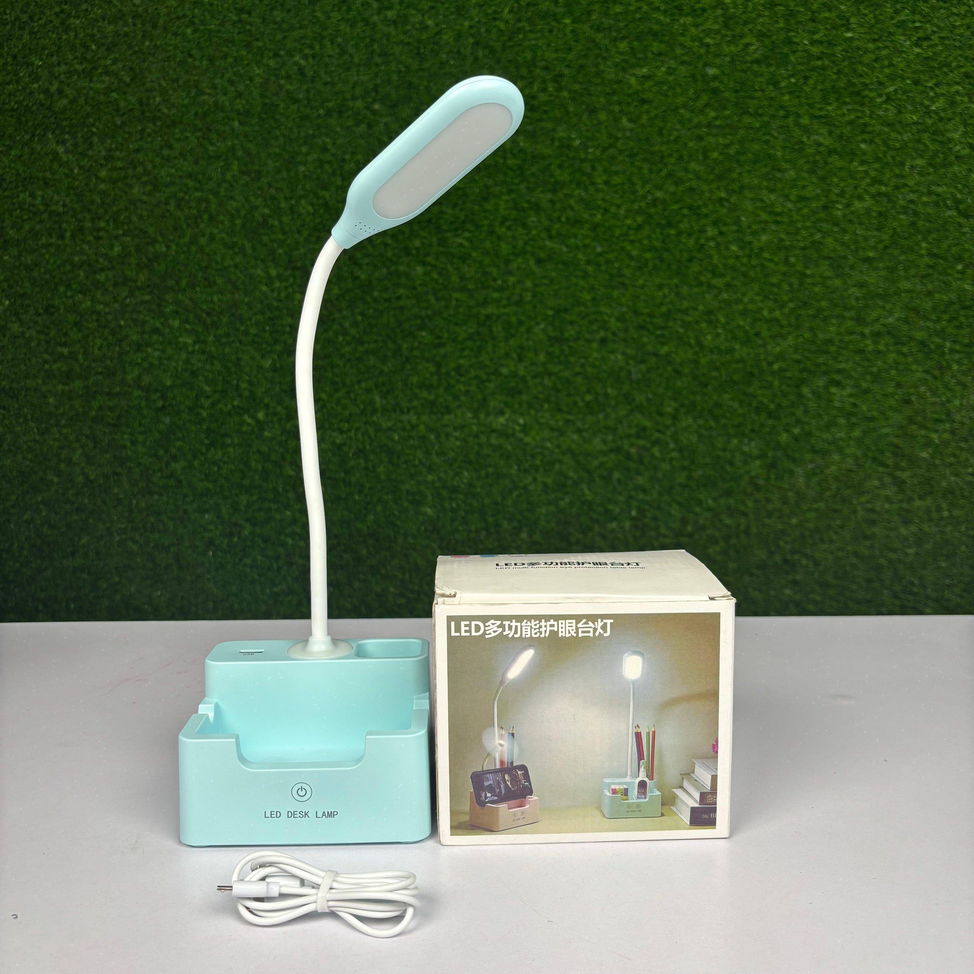 LED Desk Lamp with Mobile & Pen Holder