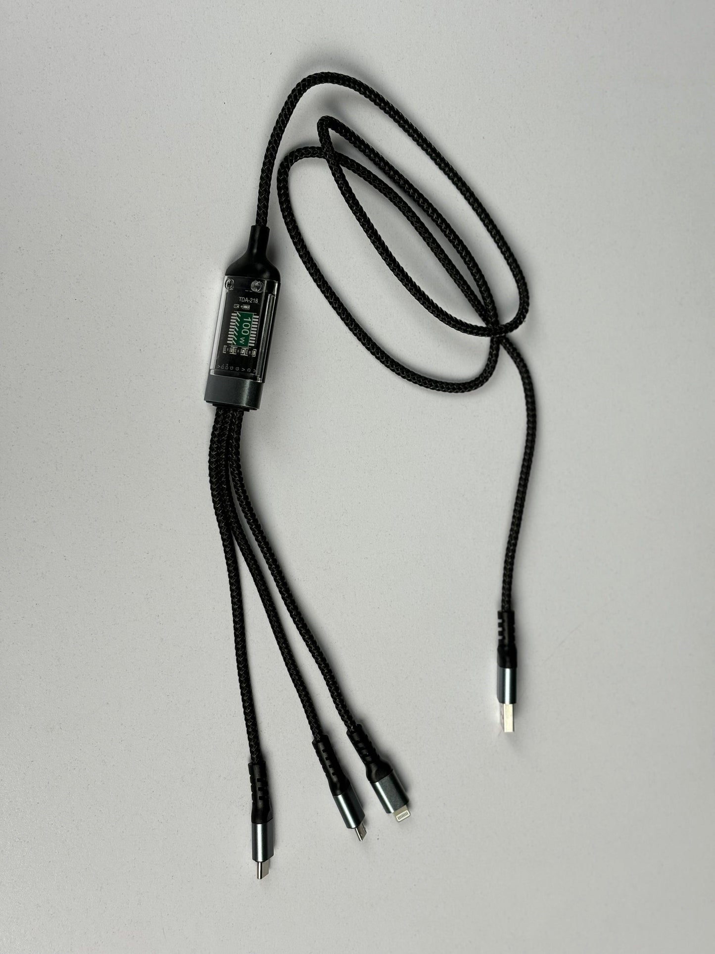 3 in 1 Charging Cable With LED Display