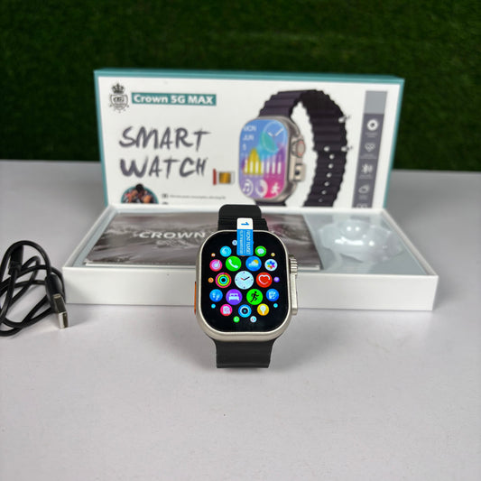 Crown 5G Max Smartwatch Sim Supported with in Built Camera