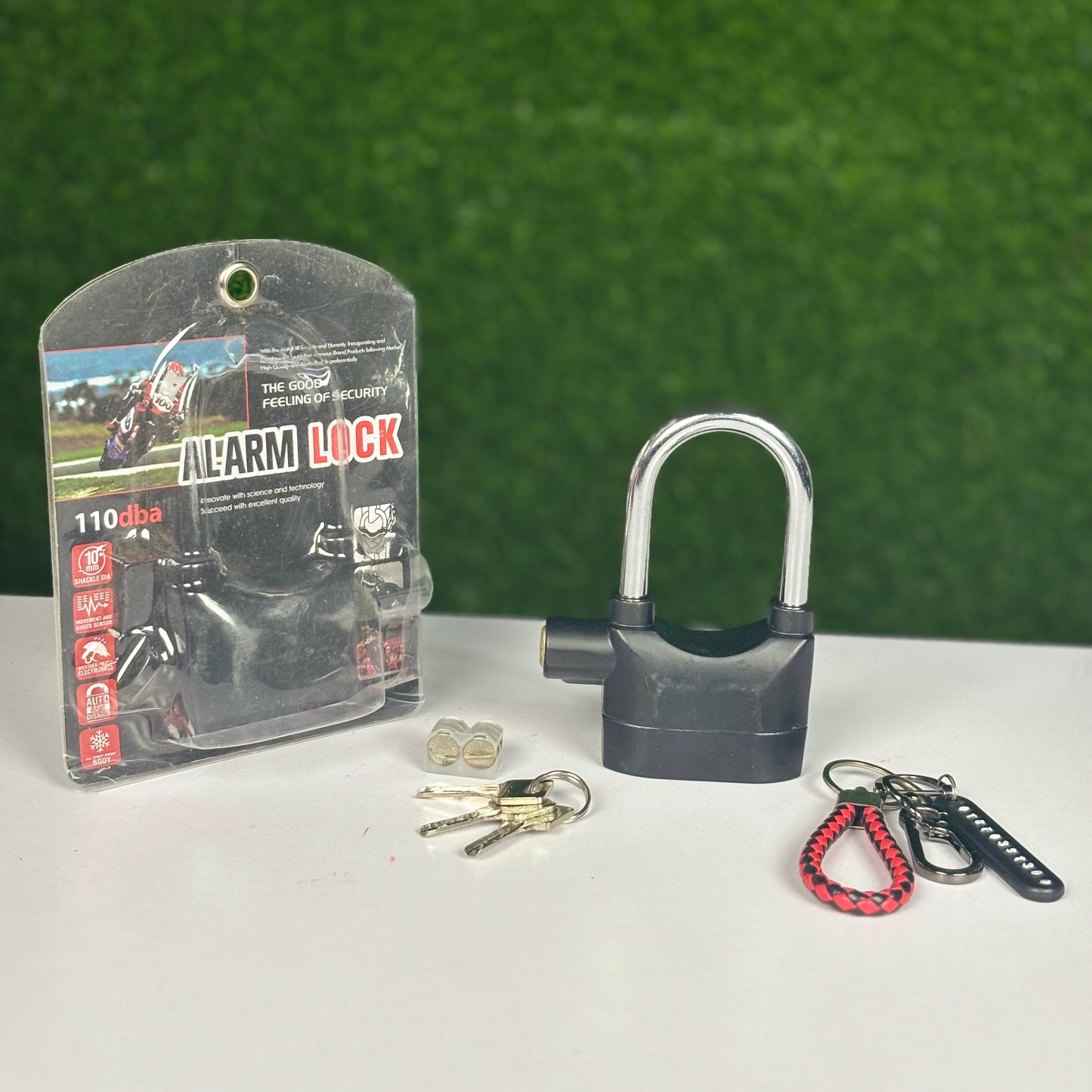 Alarm Lock & Keyring with Number Combo