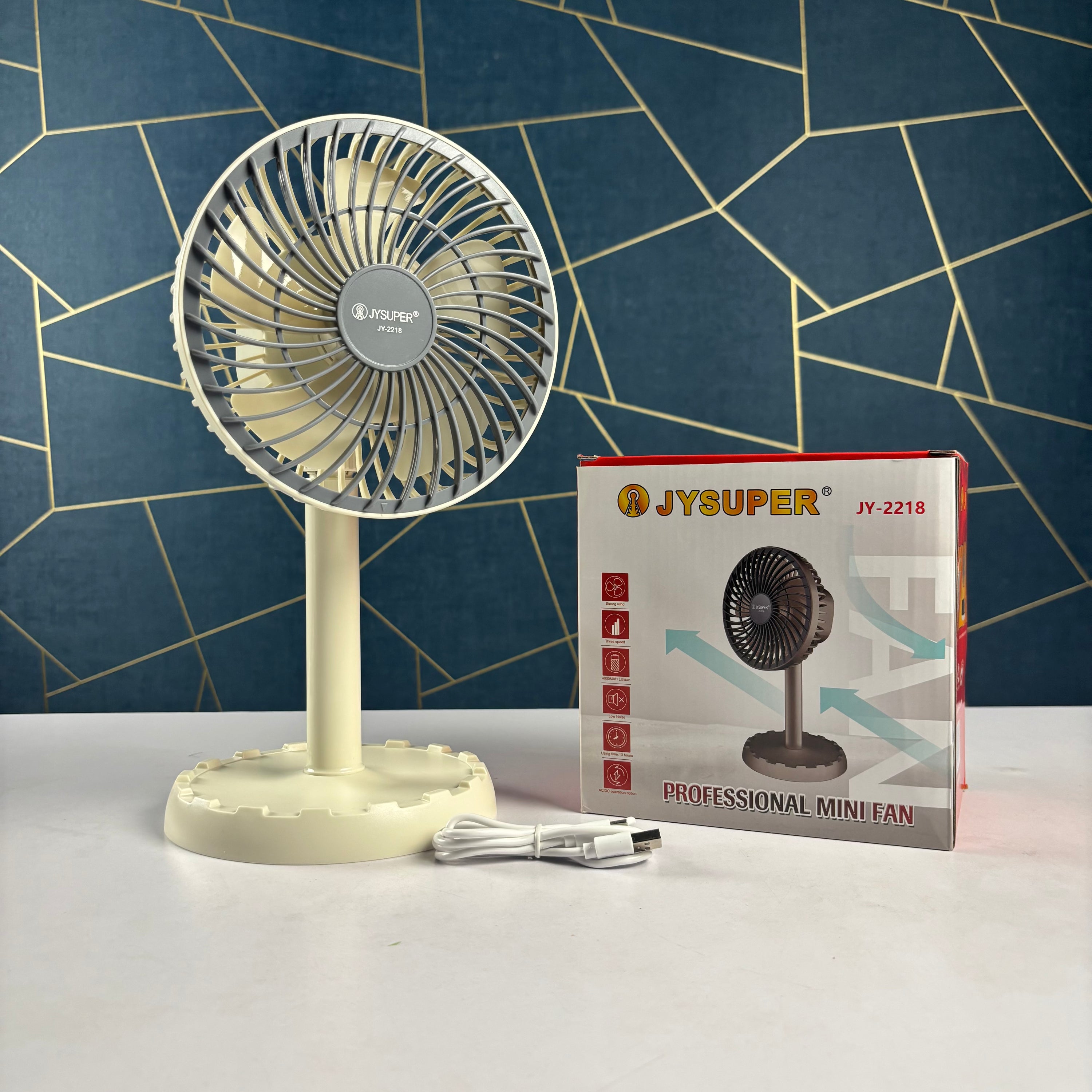 Jysuper Rechargeable Mini Moving Fan JY-2218