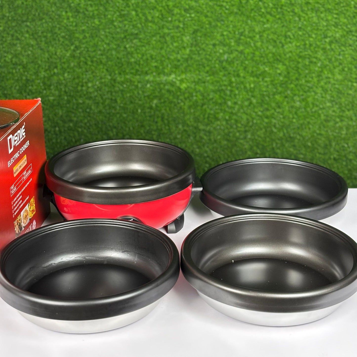 Disnie Electric Multi Curry Cooker 4 pcs pan