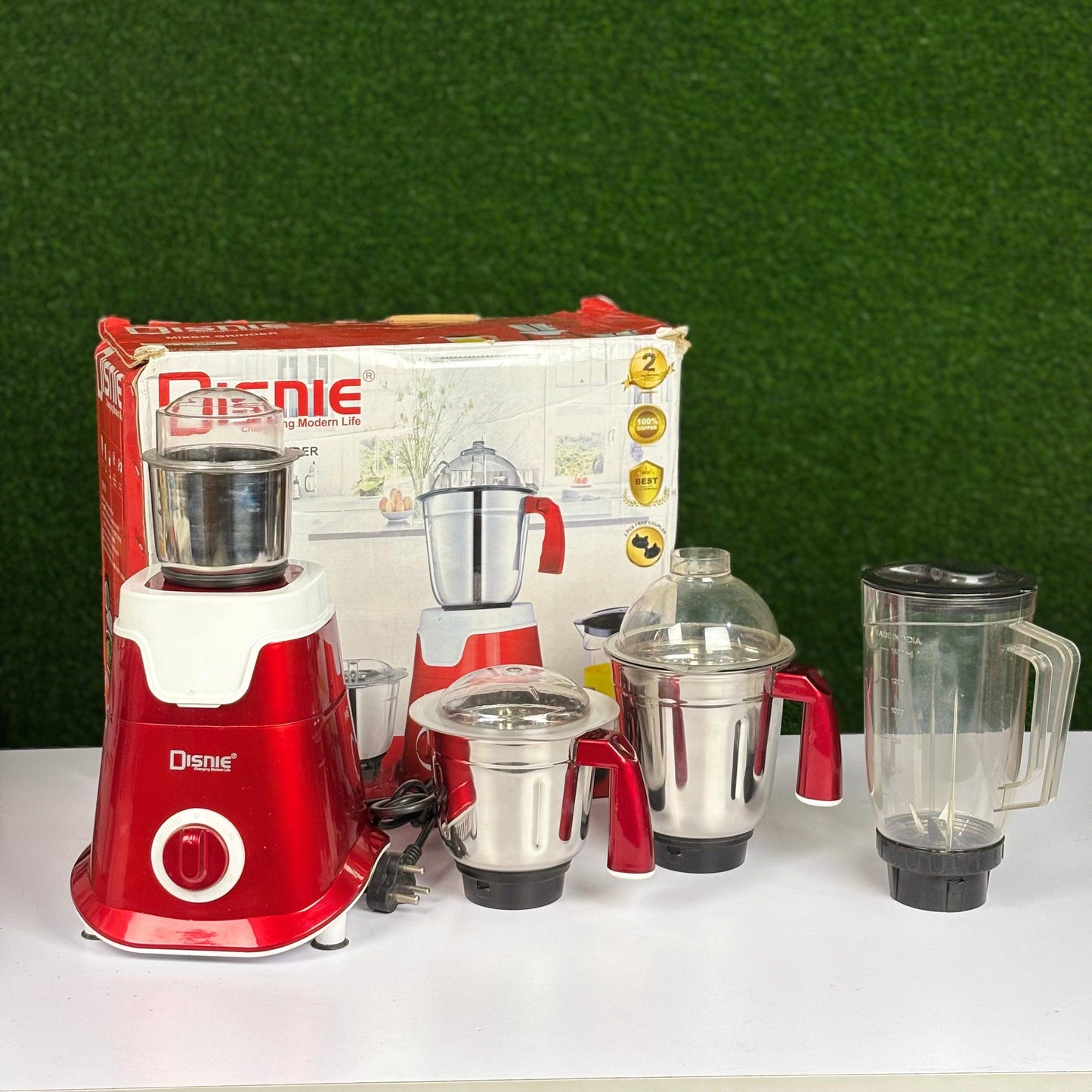 Disnie Mixer Grinder with 4 Jar