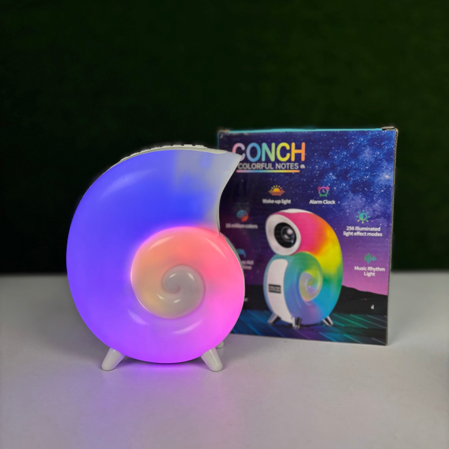 Conch Portable Wireless Speaker with RGB Lighting