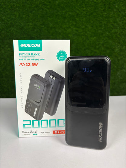 Mobicom MX-22 Power Bank PD 22.5W with Wire