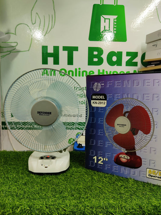 HT Bazar Deffender 12" Rechargeble Fan HT Bazar