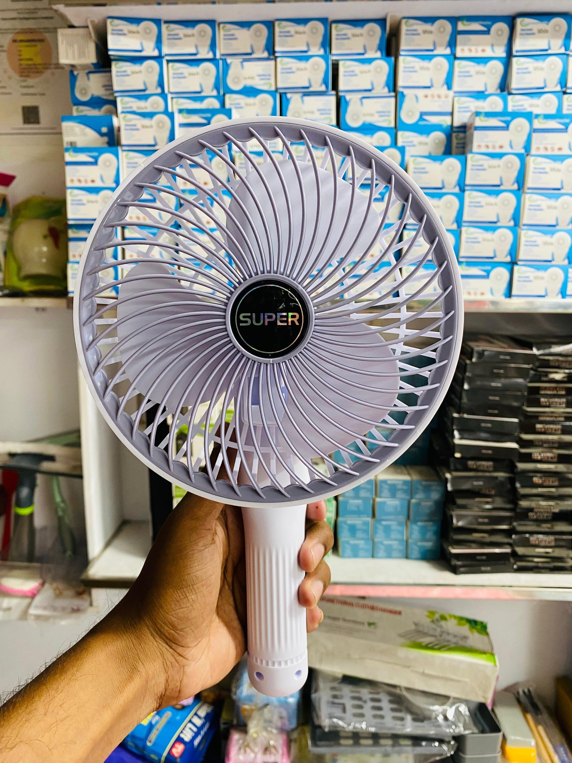 Multifunctional rechargeable circulation clamp fan - HT Bazar