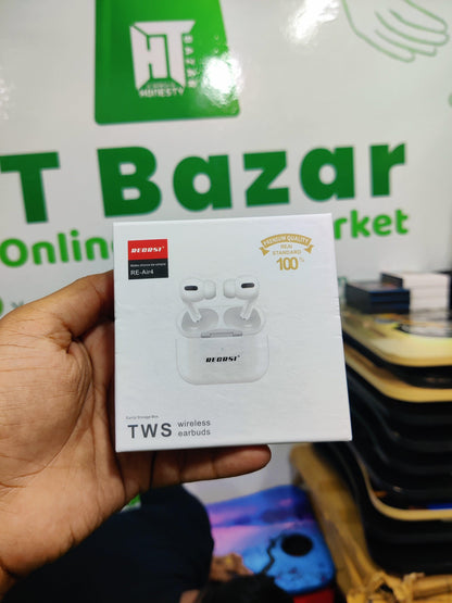 TWS Wireless Earbuds.
REGRSI RE:Air - HT Bazar
