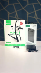 2-in-1 Deal: BT-Sports Neckband RABA 25H + 10000mAh Power Bank RABA- P100