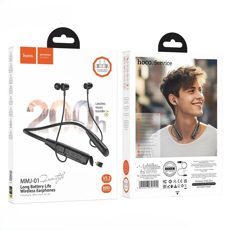 Hoco MMJ-01 Freestyle Wireless Neckband Earphones