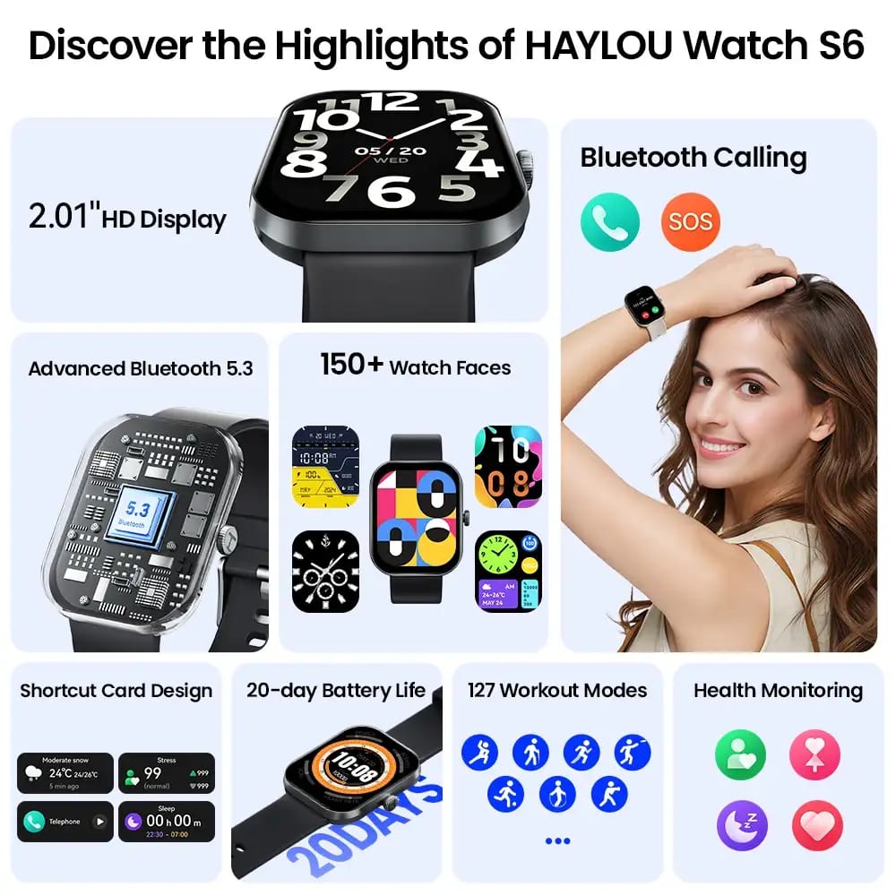 HAYLOU Watch S6 BT Calling Smart Watch