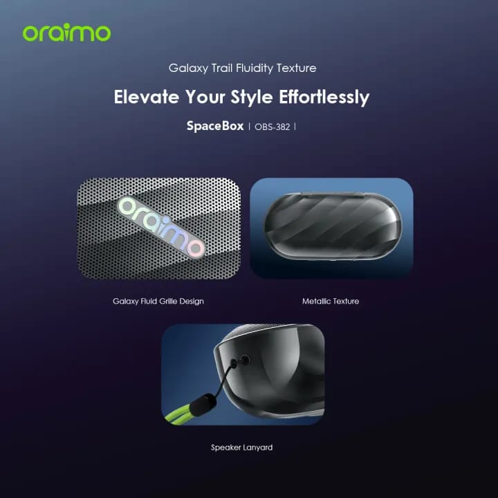 Oraimo SpaceBox Portable Speaker OBS-382