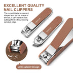 Anti-Splash Nail Clipper Set – 7 PCS Manicure Protection Tools
