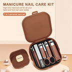 Anti-Splash Nail Clipper Set – 7 PCS Manicure Protection Tools