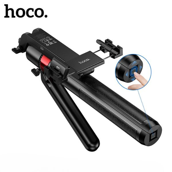 HOCO DYY04 AI Gimbal Selfie Stick with 360° Face Tracking (1.8M Length)