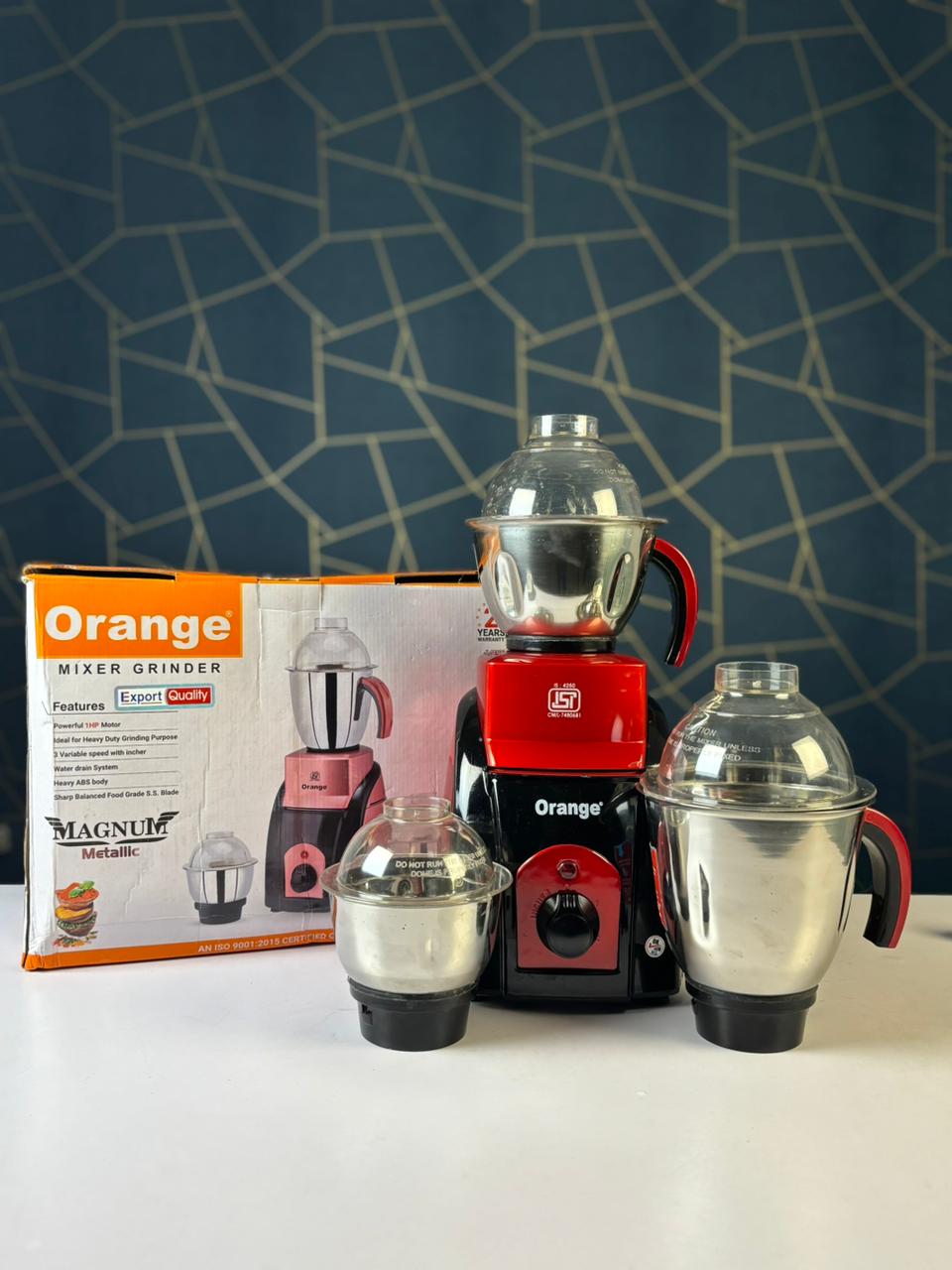 Orange Magnum 1HP Mixer Grinder 750W