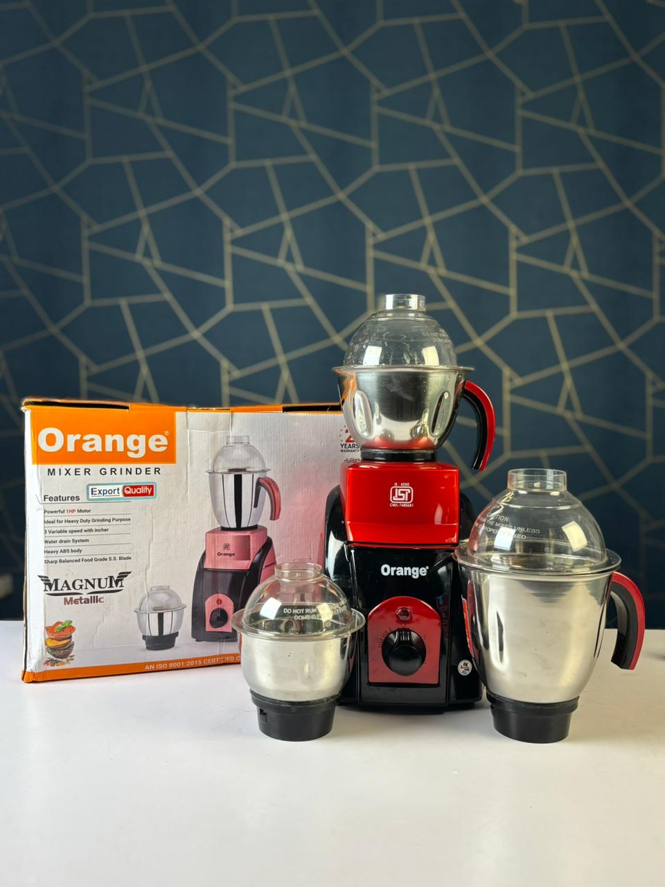 Orange Magnum 1HP Mixer Grinder 750W