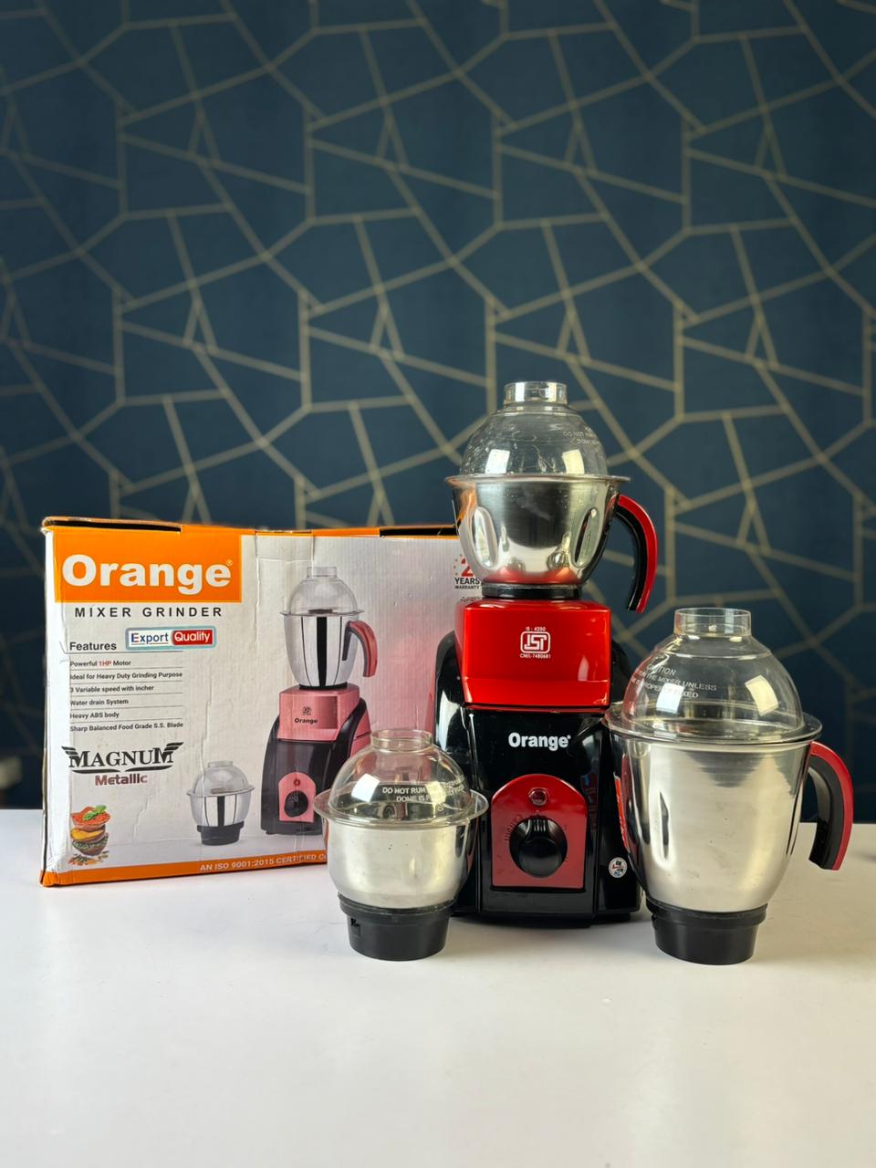Orange Magnum 1HP Mixer Grinder 750W