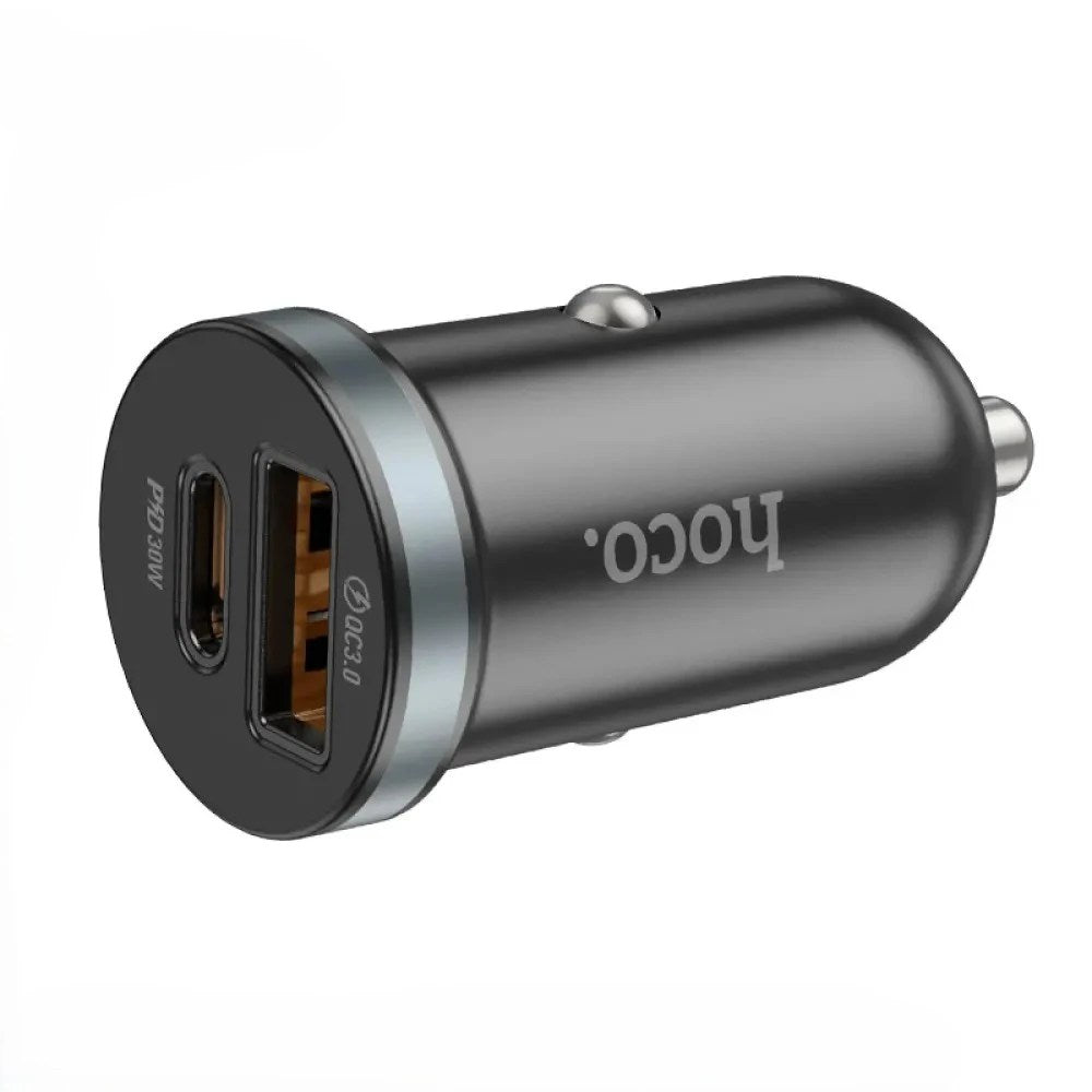 Hoco DZ19 PD30+QC3.0 Dual Port Car Charger