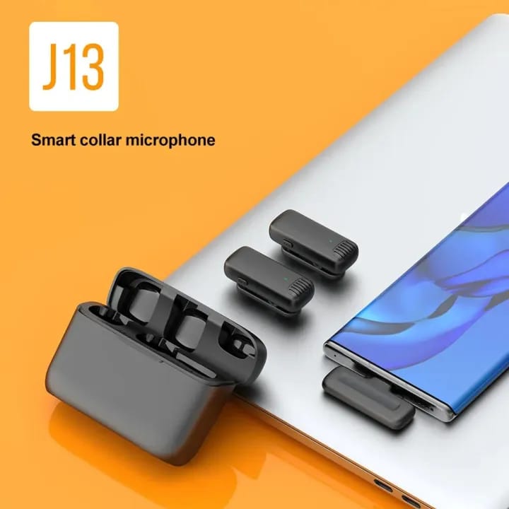 J13 Portable Wireless Lavalier Microphone (Type-C)