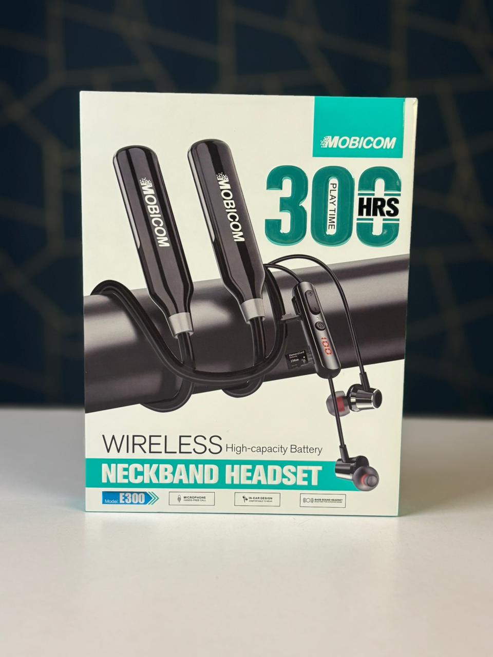 MOBICOM E300 Wireless Neckband Headset