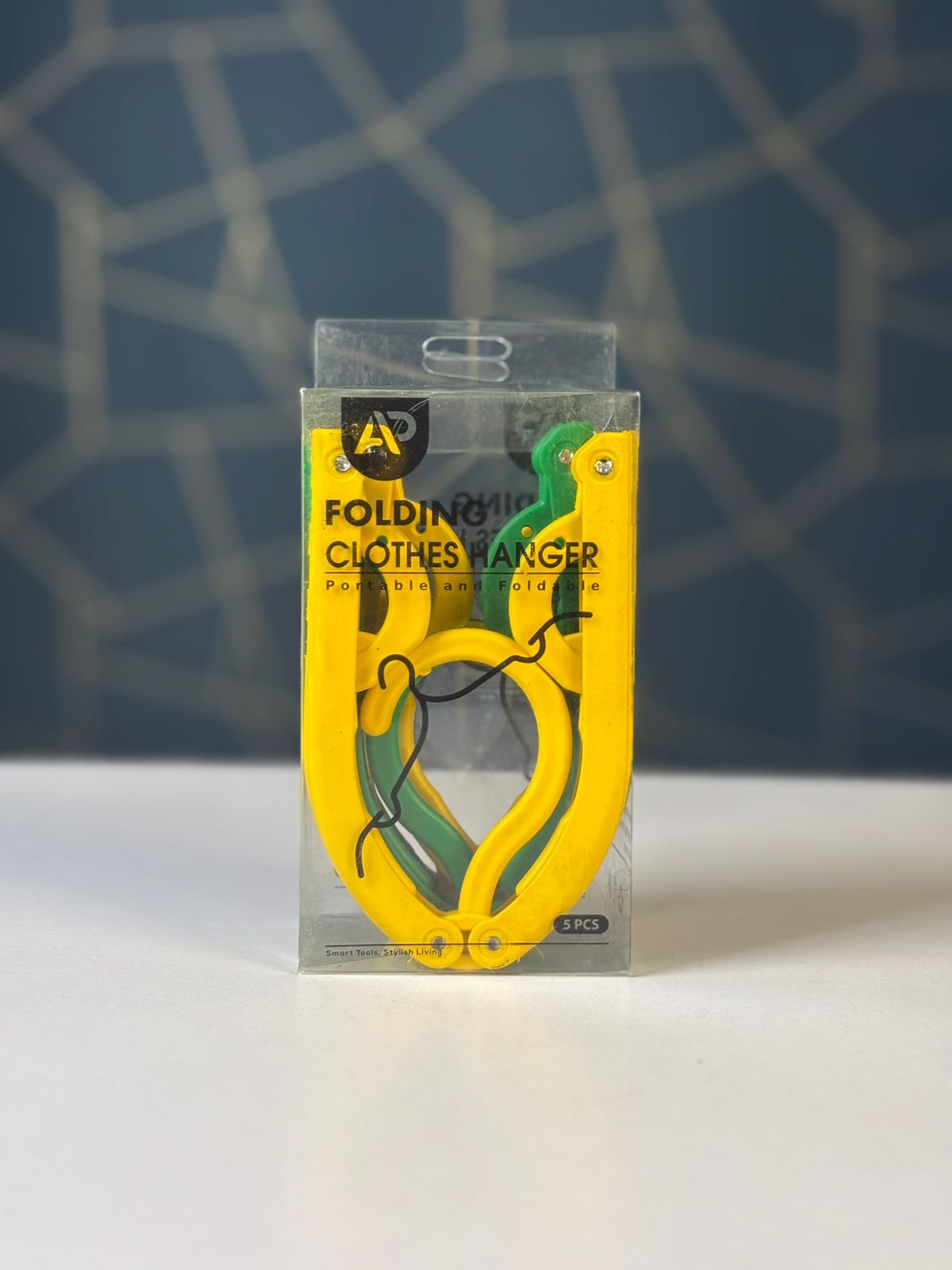 5 Pcs Portable Folding Cloth Hangers for Travel Use