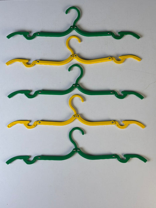 5 Pcs Portable Folding Cloth Hangers for Travel Use