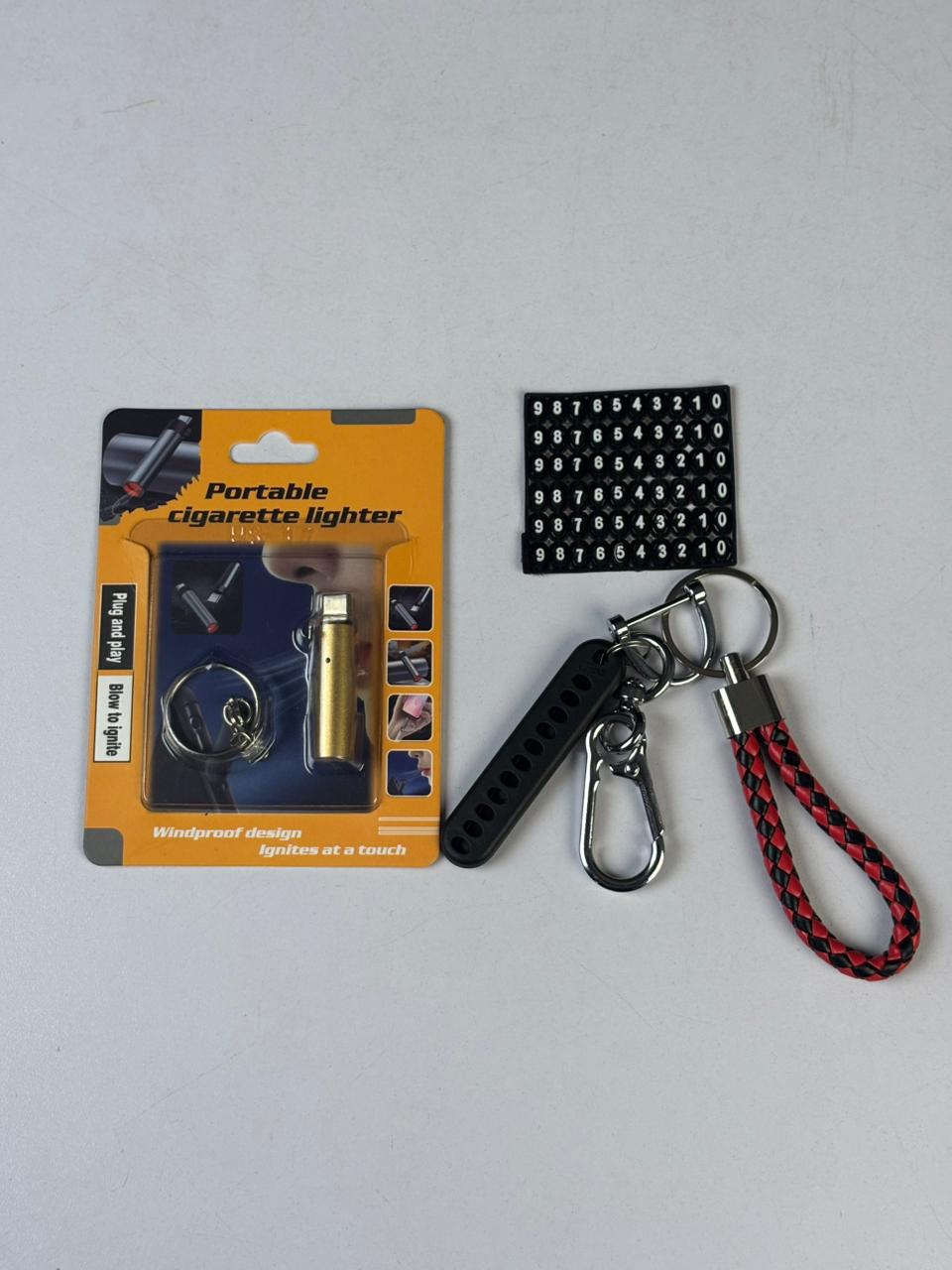 Type-C Smoke Lighter & Key Ring Combo