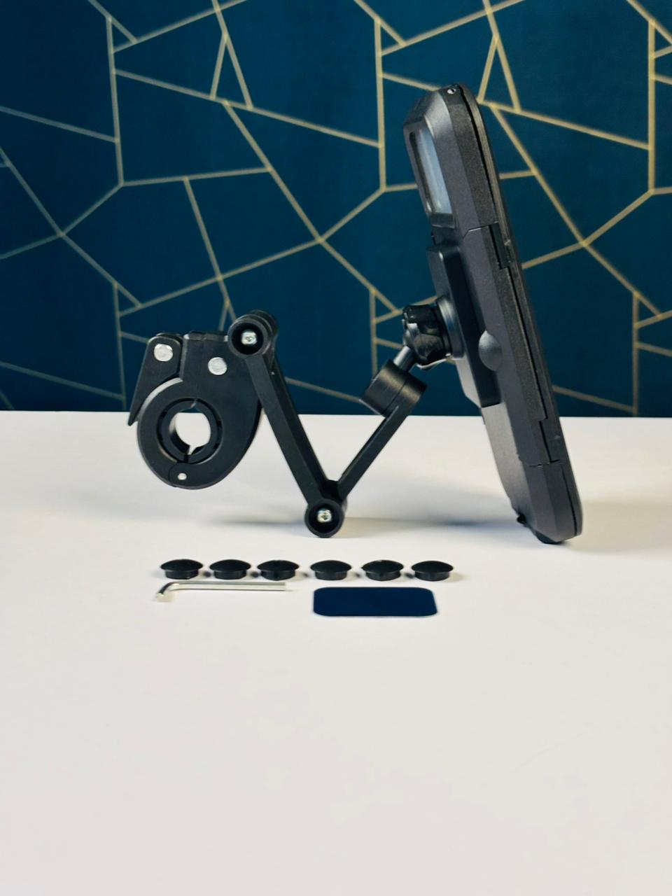 Waterproof 360° Rotation Motorcycle/Bicycle Handlebar Mount Phone Holder