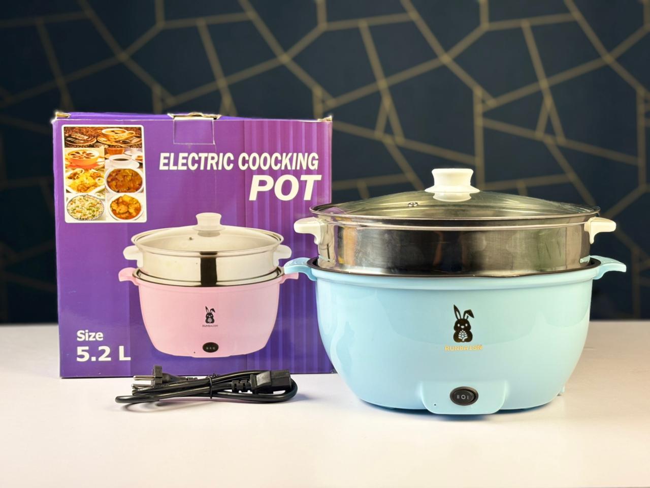 Big Electric Multi-functional Cooking Pot 5.2 L