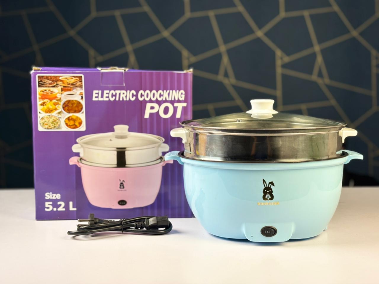 Big Electric Multi-functional Cooking Pot 5.2 L