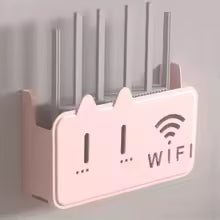 1PC Wall Hanging Wireless Wifi Router Shelf Storage Box ABS Plastic