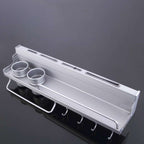 Kitchen Accessories Wall Mounted Aluminum Rack