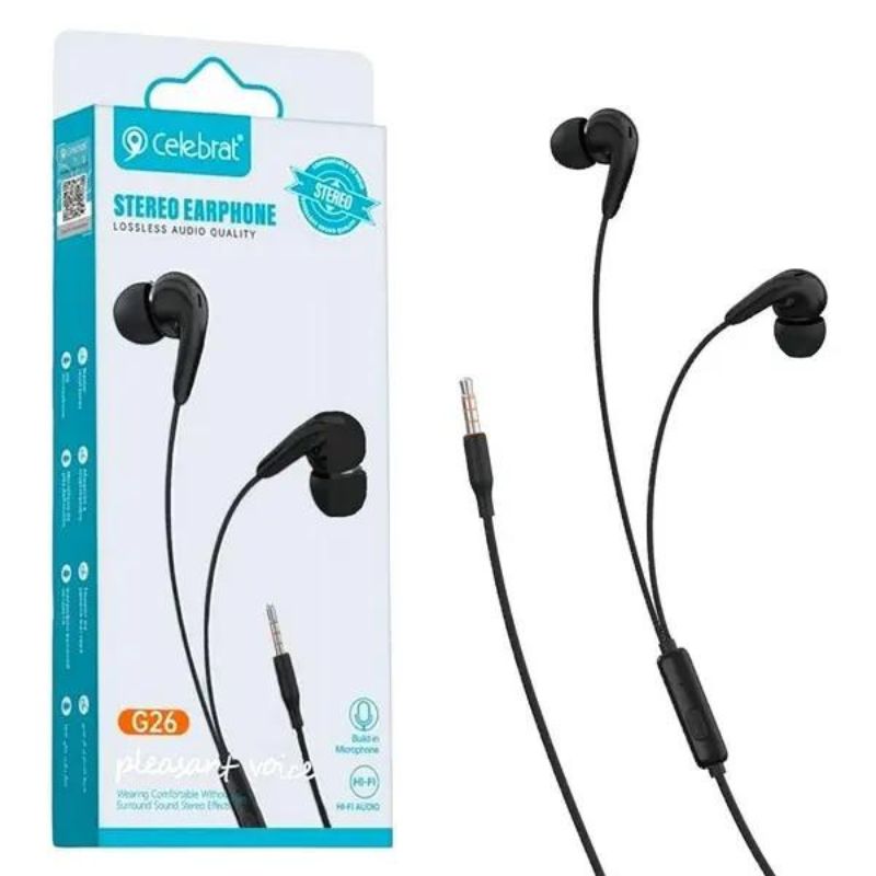 Celebrat G26 Stereo Earphone
