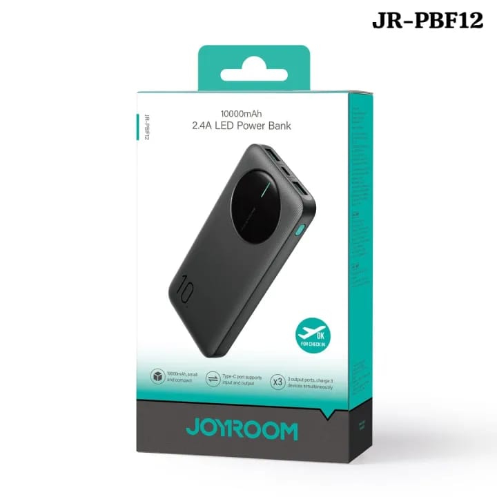 Joyroom JR-PBF12 10000mAh 2.4A LED Power Bank