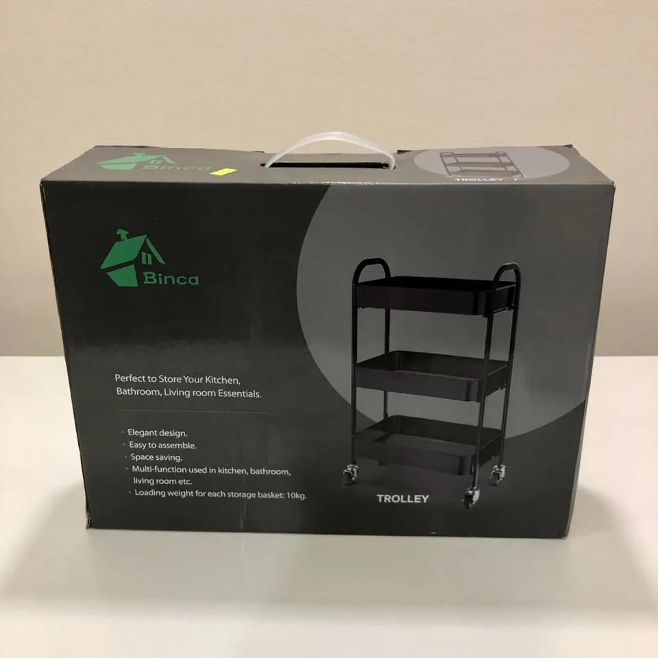 Binca 3-Layer Multipurpose Storage Trolley