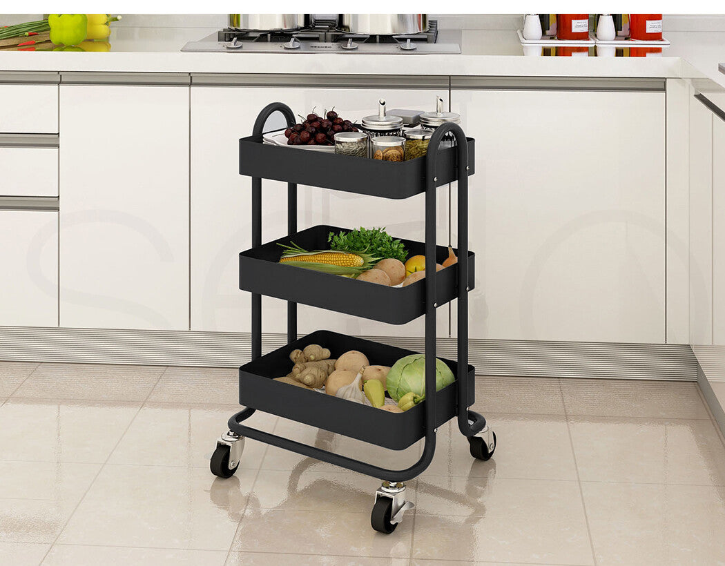 Binca 3-Layer Multipurpose Storage Trolley